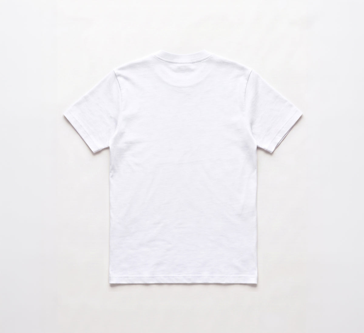 Basic Interlock Tee — White