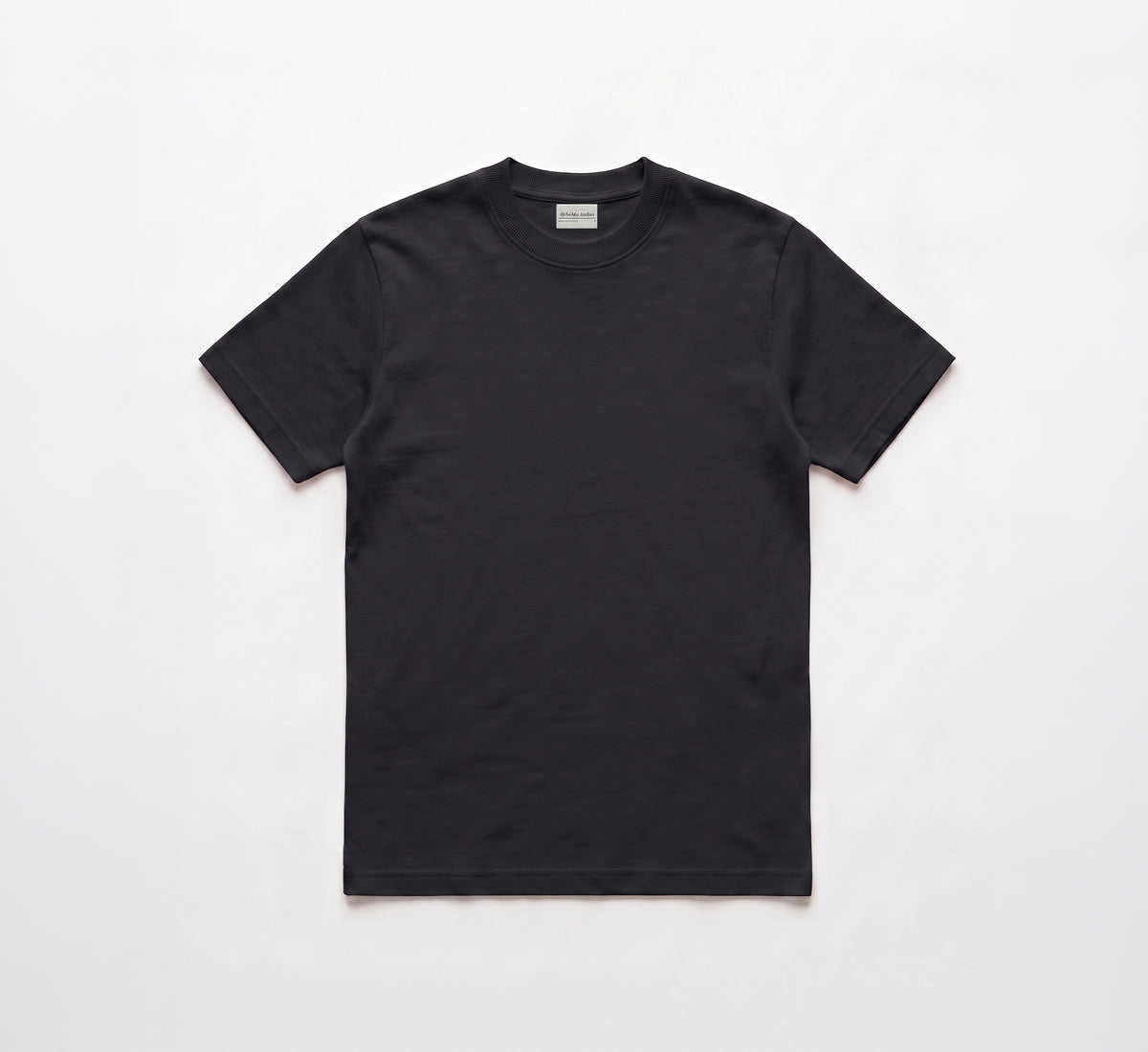 Basic Interlock Tee — Black