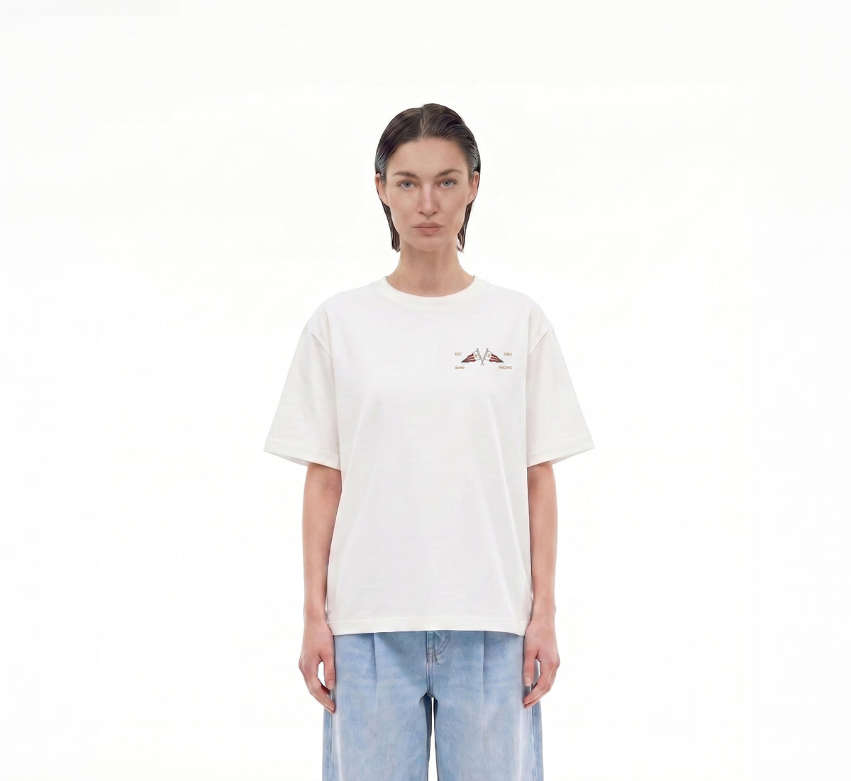 Monaco Racing Club Tee — Burgundy Helmet