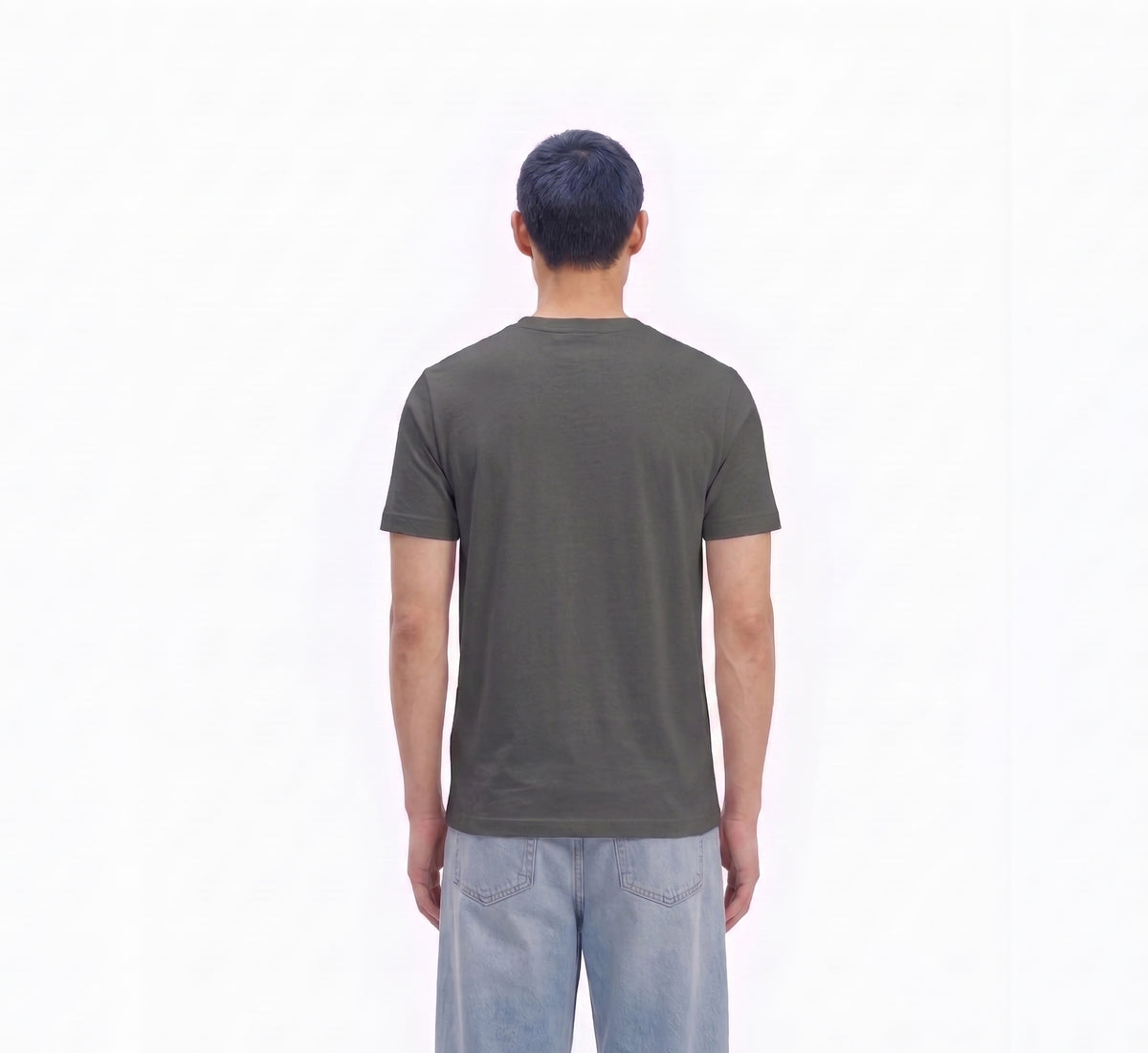 Basic Interlock Tee — Grey