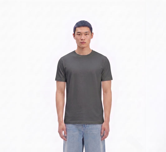 Basic Interlock Tee — Grey