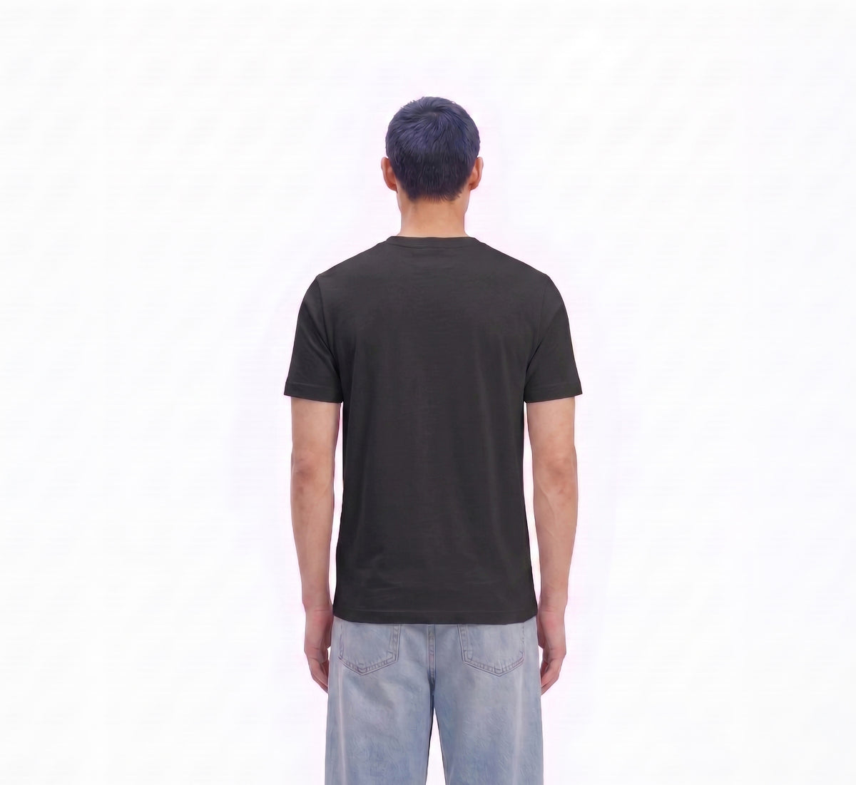 Basic Interlock Tee — Black