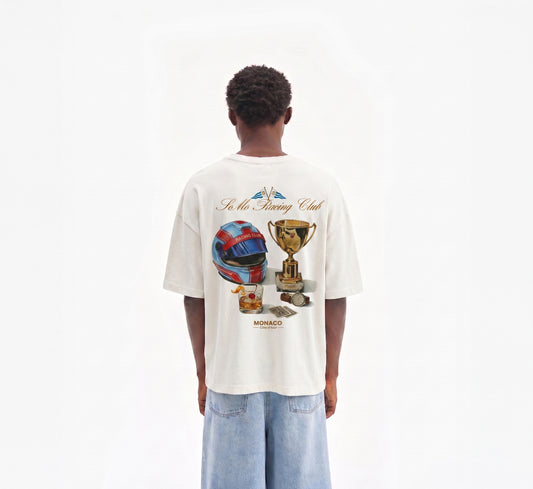 Monaco Racing Club Tee — Blue Helmet